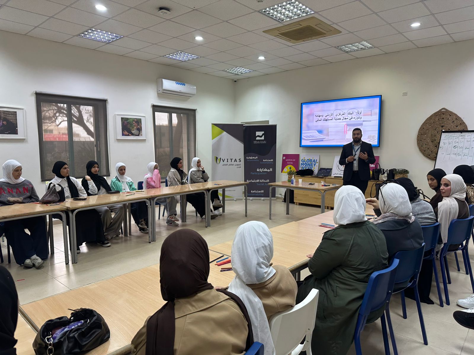 Vitas jordan Participates in Global Money Week
